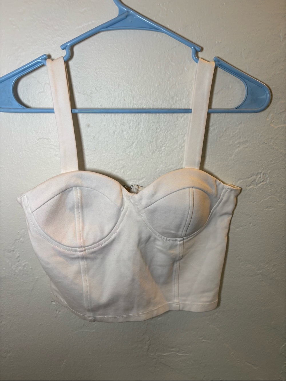 White Bustier Crop Top - Women Intimates & Sleepwear